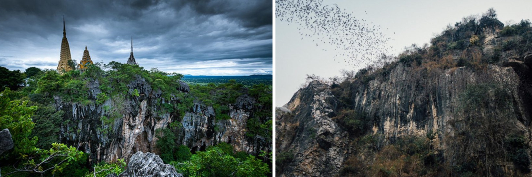 Sunset and Batcaves